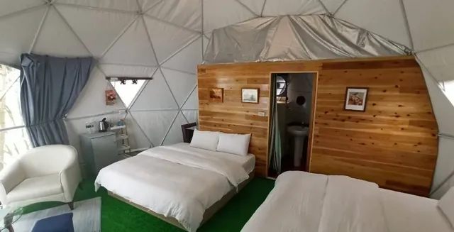 Sky lounge b&b,Taiwan,near by Sun Moon Lake、hsi tou-Luxury Camping Tent Suite for 4 People-5
