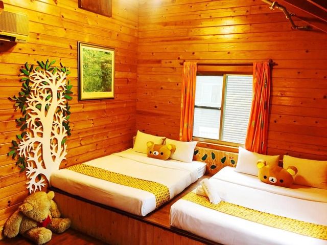Taitung Bear Villa Village l Taitung 2-10 people independent wooden house | Meal special offer | BBQ-Six-person double-family house ll Included Breakfast-4