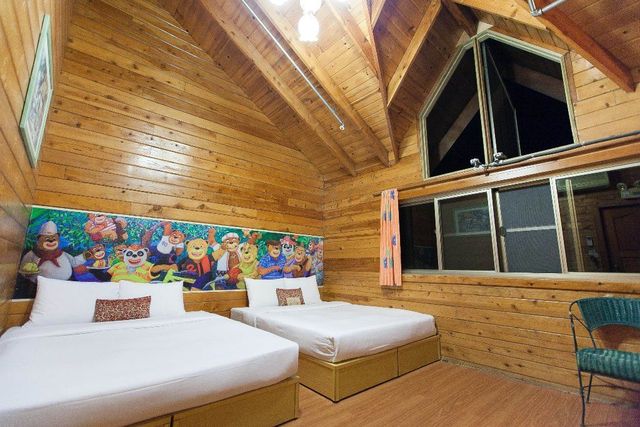 Taitung Bear Villa Village l Taitung 2-10 people independent wooden house | Meal special offer | BBQ-Nine-person three-bedroom house ll Included Breakfast-3