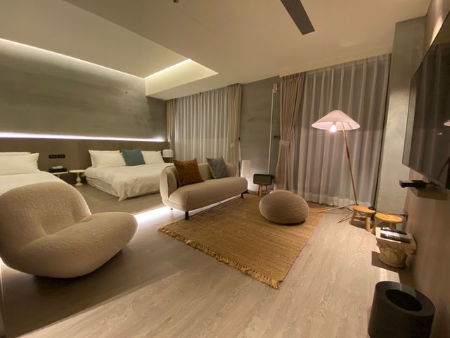W house-4A溫馨加大床四人房-2