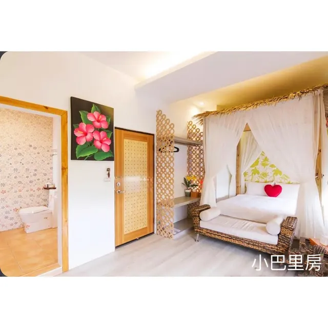 巴里巴里民宿 6～ 10人墾丁包棟｜戶外戲水池x近海x附車位-小巴里豪華雙人房附浴缸-4