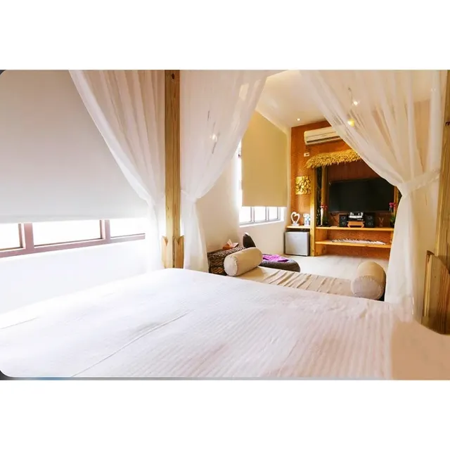 巴里巴里民宿 6～ 10人墾丁包棟｜戶外戲水池x近海x附車位-小巴里豪華雙人房附浴缸-5