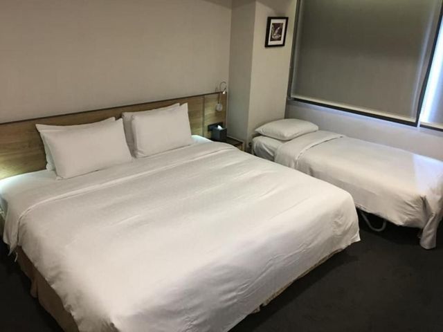 Simple+Hotel-南京復興站｜緊鄰捷運站-Simple+ 一大床+單人床（含早）-2