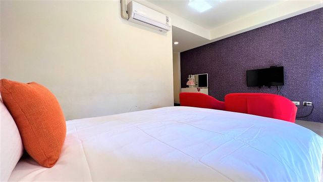 迷人旅居 l 市區｜大房型x陽台｜東大門夜市&公正包子-迷人雙人房大陽台-2B-5