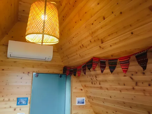 一F雙人田園景觀木屋-附大金冷暖空調