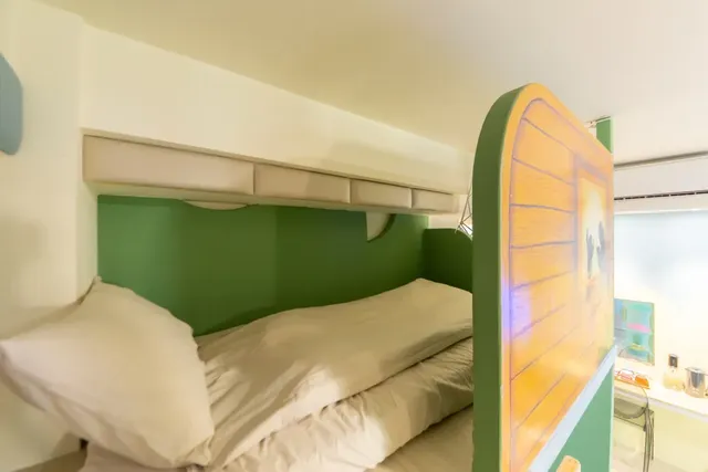 台南三木森 SleepINNx 站前館｜設有點心吧＆遊戲機等、緊鄰孔廟-海洋朵朵四人房-6