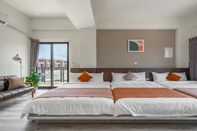 Penghu Lemongrass Smart Stay-Family Suite with Balcony-6