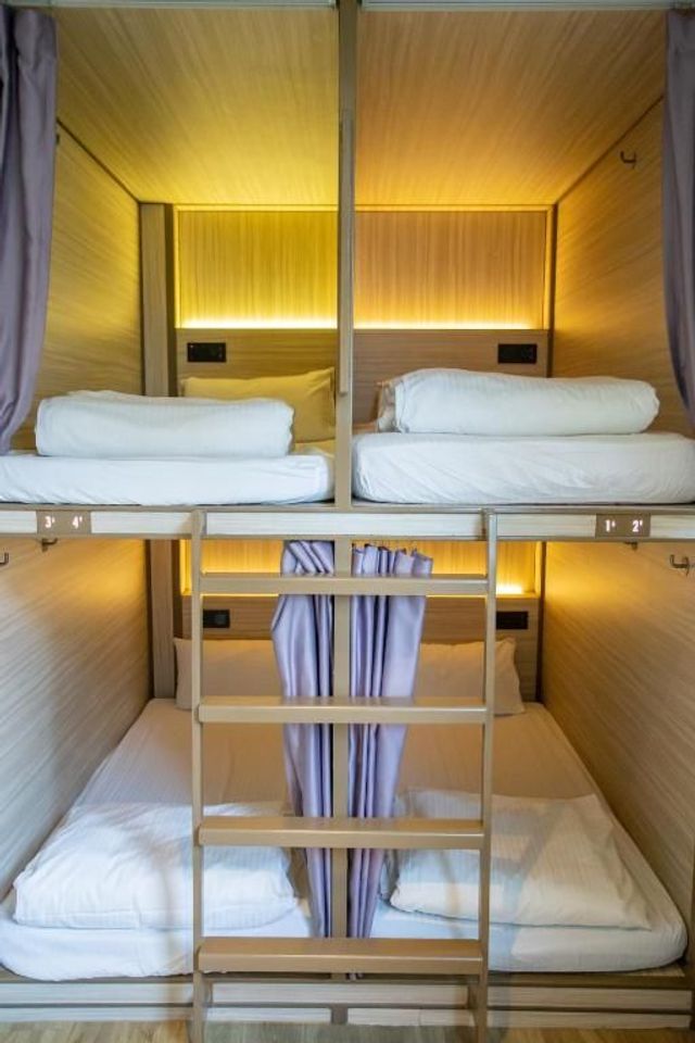 MEANDER Taipei-混合宿舍房的 1 個上下鋪床位-1