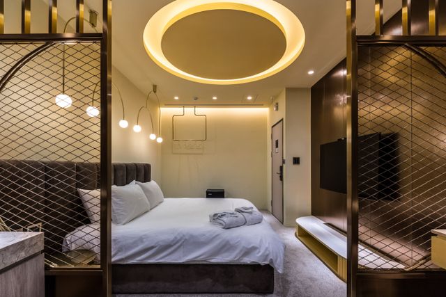 Bellus Inn｜老屋空間再造、設計旅店-圓弧金房型-3