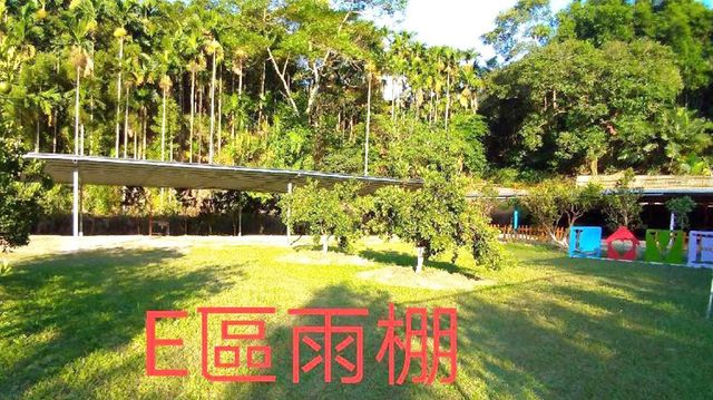 遊橘露營區-【自搭帳】雨棚E區-碎石 4.5M*8.5M ll 可車宿-1
