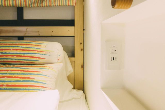 阿信輕旅 Hostel & Cafe｜緊鄰台南孔廟-5 床混合宿舍房-4