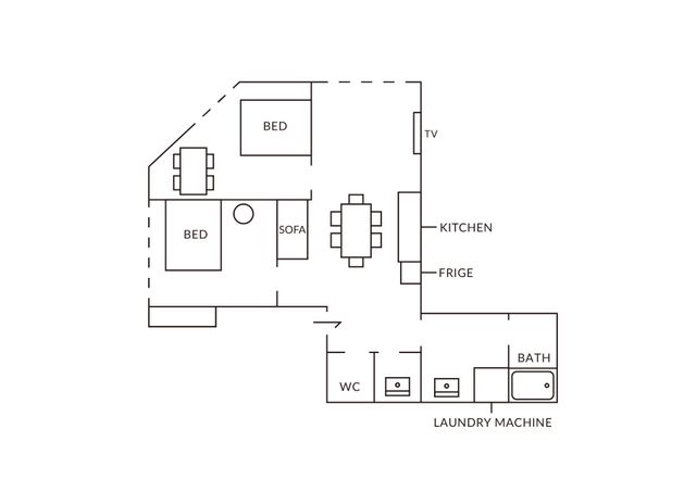 寅Hotel 台東｜近上野站&秋葉原站/兩室一廳精緻套房-佐佐木5-2
