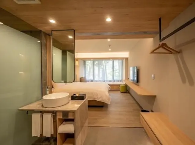 Howard Resort Xitou-Deluxe double room in Han Kwong Building-5