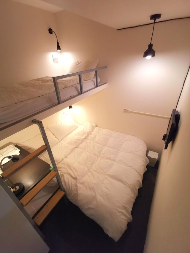 品格子旅店－北車館-三人房--帶公用衛浴-3