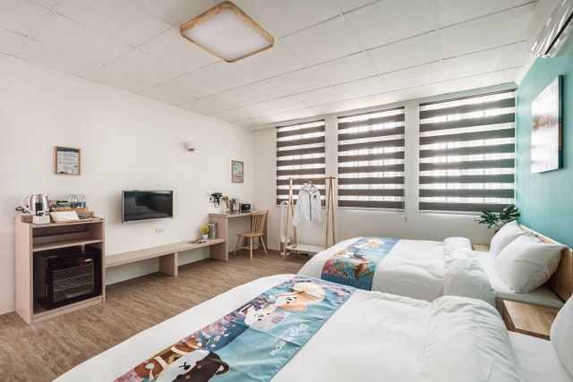 海邊民宿 Hibnb Guesthouse l 寵物友善旅宿-簡約日式-四人房 | 寵物友善-3
