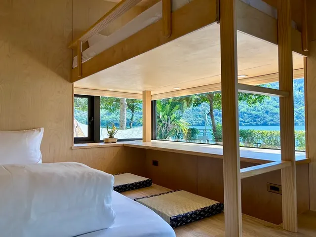 黑屋CAMP｜日式露營車、特色木屋、鯉魚潭湖畔-【露營車】小時光 (雙單人床、無電視、無寵物)-8
