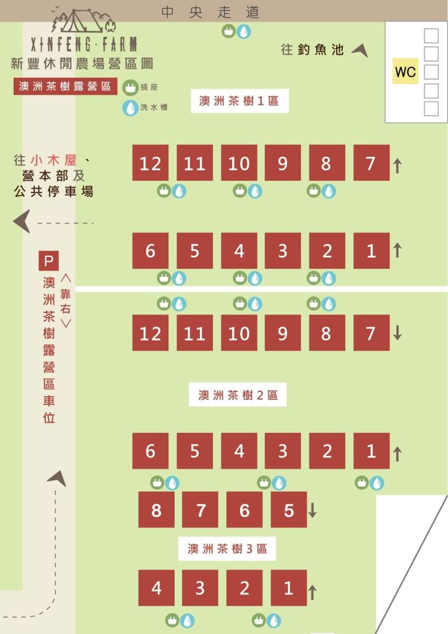 新豐休閒農場｜蒙古包體驗、可愛動物區、一泊二食火烤兩吃-【自搭帳】澳洲茶樹露營區 5M*8M-3