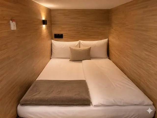 小公館人文旅舍 NK HOSTEL｜近饒河夜市-混合宿舍雙人床位-1