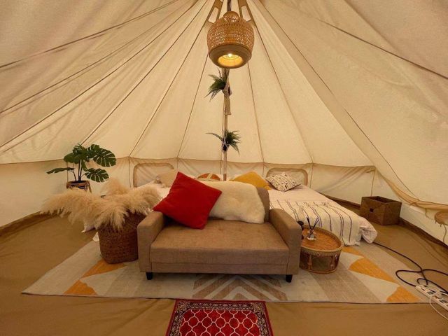 Fushui Villa-【Glamping】Temple tents are not partitioned-8