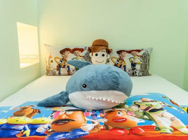 Juyue Tongxin Family Homestay-Happy Story Slide Room Quadruple Room (no extra bed allowed)-4