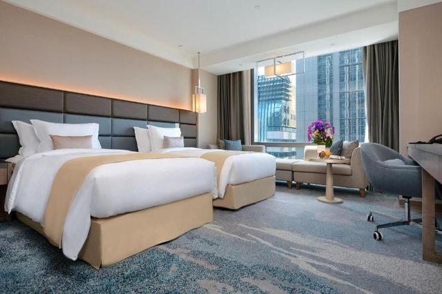 板橋凱撒大飯店-豪華客房(兩小床)-1