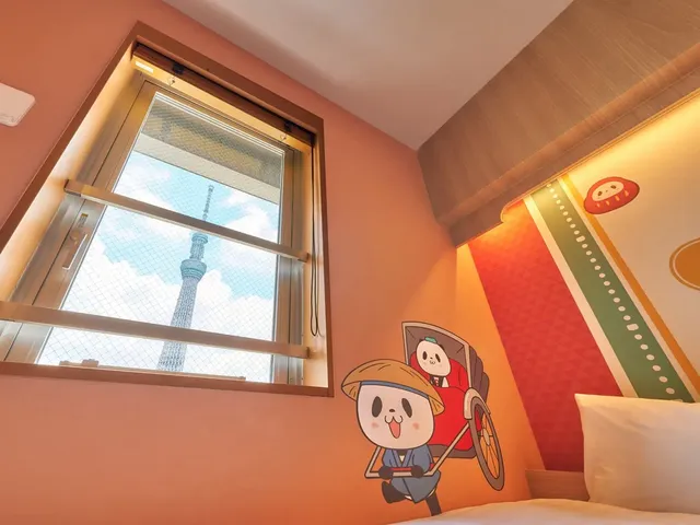 【お買いものパンダルーム/ツインA】スカイツリー(R)が見えるお部屋です