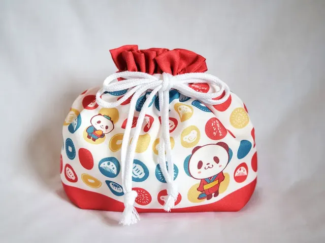 【お買いものパンダルーム】当施設限定アメニティ/巾着