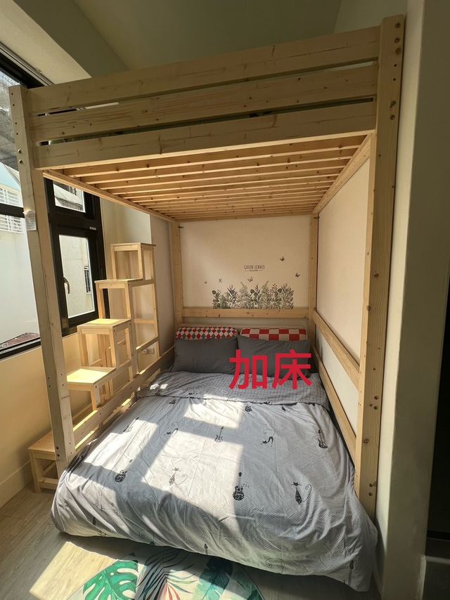 愛樂-黑貓館｜緊鄰大東夜市-301綠色空間雙人套房(可加床)(自助入住，請一定要加賴以取得入住步驟）-10